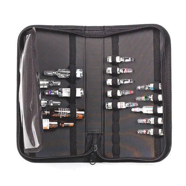 Ampullenetui Kunstleder - burgund - Servoprax